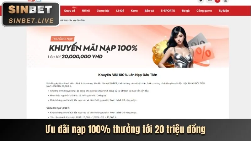 Thưởng nạp tiền và hoàn trả hàng ngày QQ8889